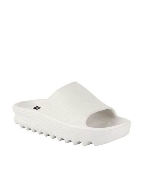 White rubber 2024 slippers