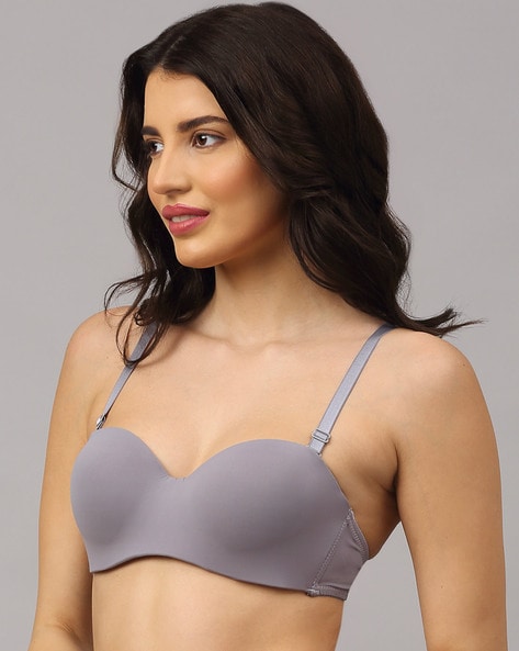 Seamless T-Shirt Bra with Adjustable Straps