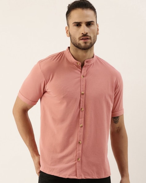 Buy Pink Shirts for Men by Campus Sutra Online