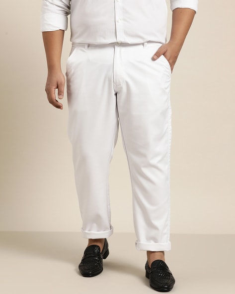 Buy VIRADIYA ENTERPRISE Men's Lycra Trousers For Party Festive Wear (White);Size  :- 28 Online at Best Prices in India - JioMart.