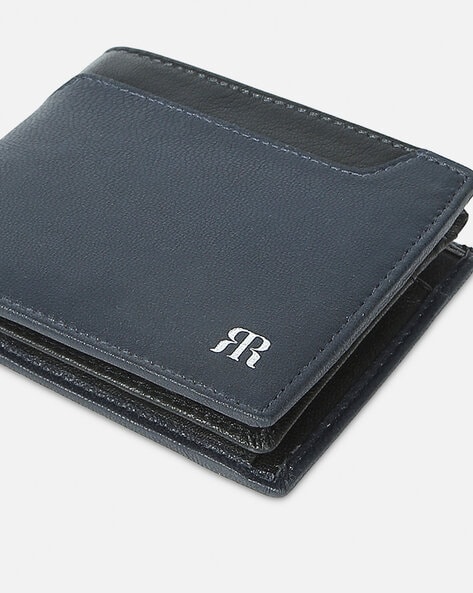 Buy Raymond Blue Leather Bi-Fold Wallet for Men at Best Price