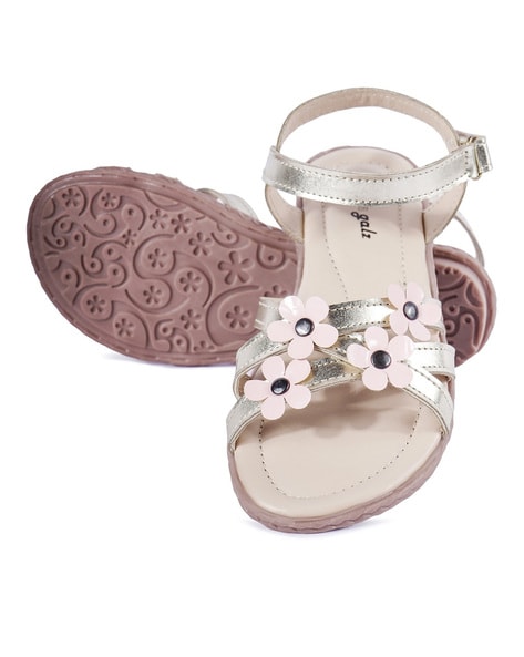 Buy Silver Sandals for Girls by BOYZ N GALZ Online