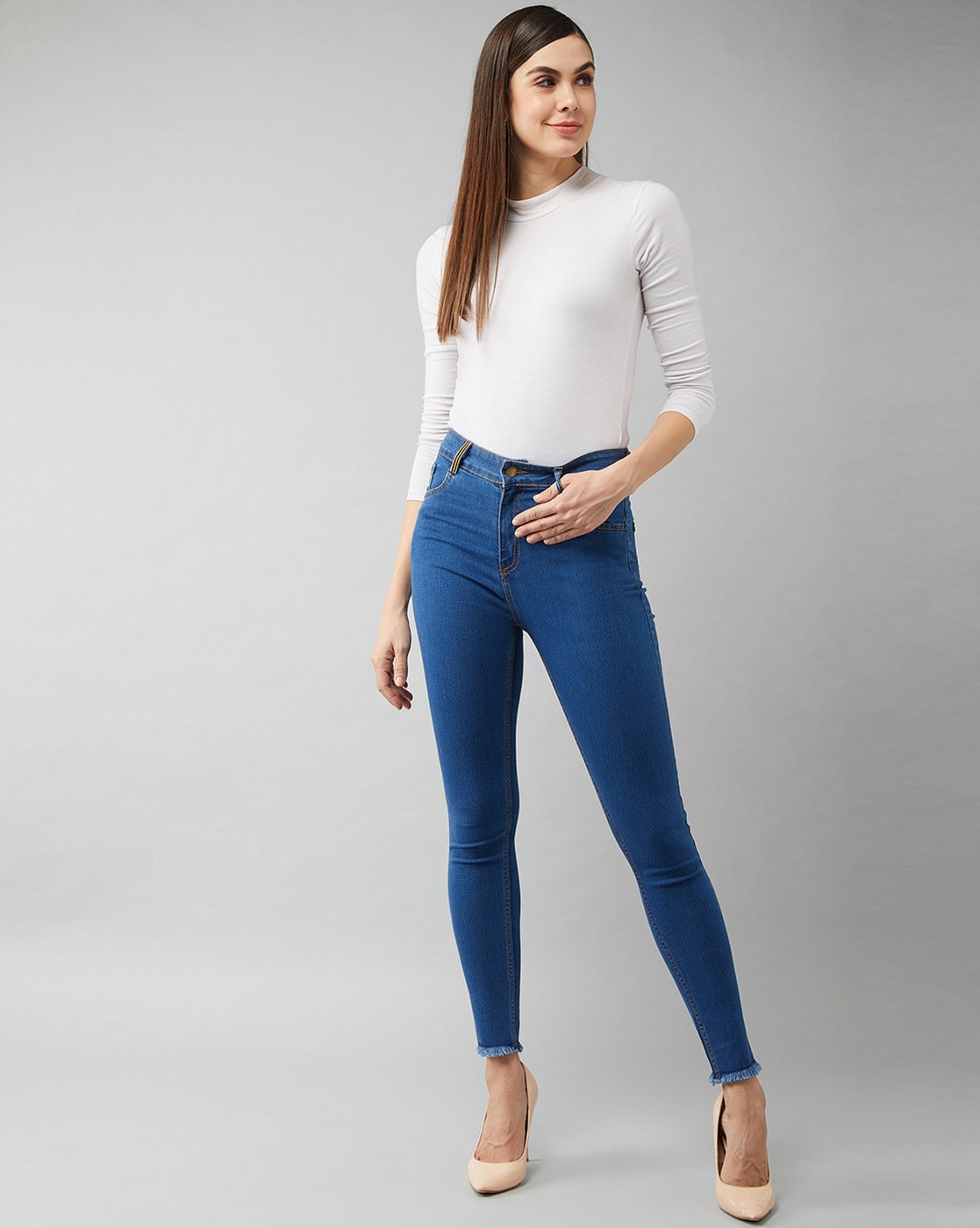 Buy Blue Jeans & Jeggings for Women by MISS CHASE Online