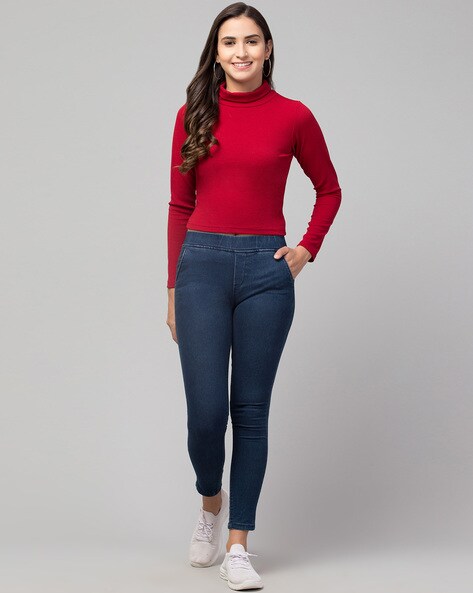 Buy Maroon Tops for Women by ORCHID BLUES Online