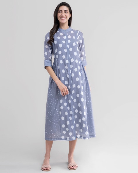 Polka dot A line Dress