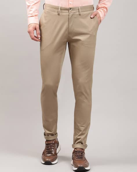 Buy Beige Trousers Pants for Men by Ben Sherman Online
