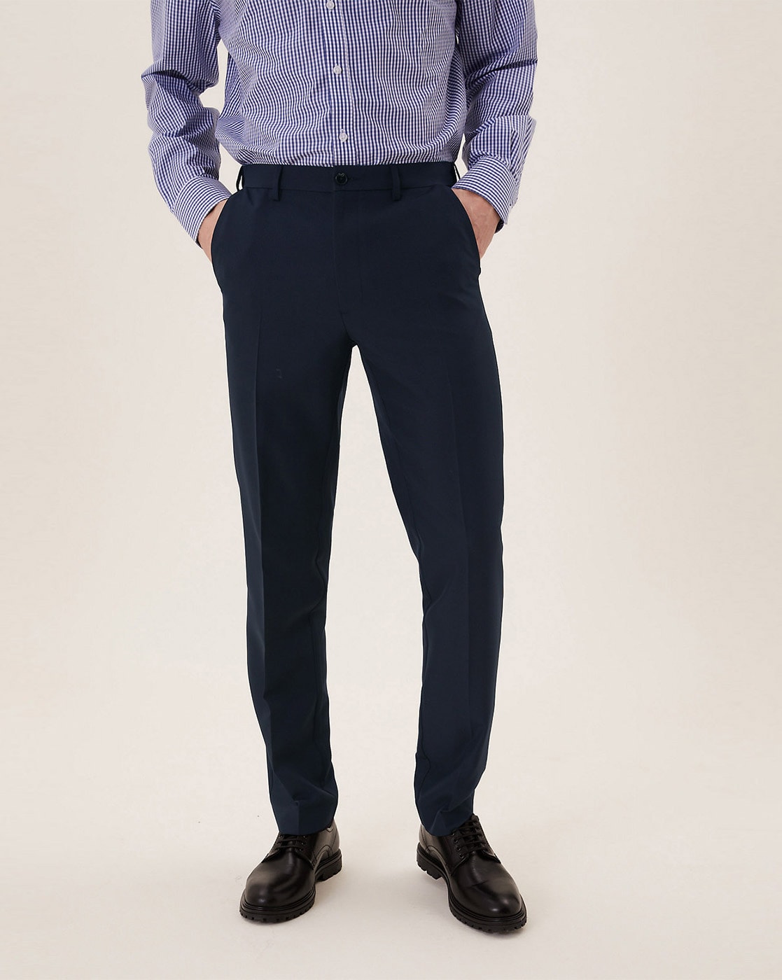 Marks  Spencer Trousers and Pants  Buy Marks  Spencer Beige Tapered Trouser  Online  Nykaa Fashion
