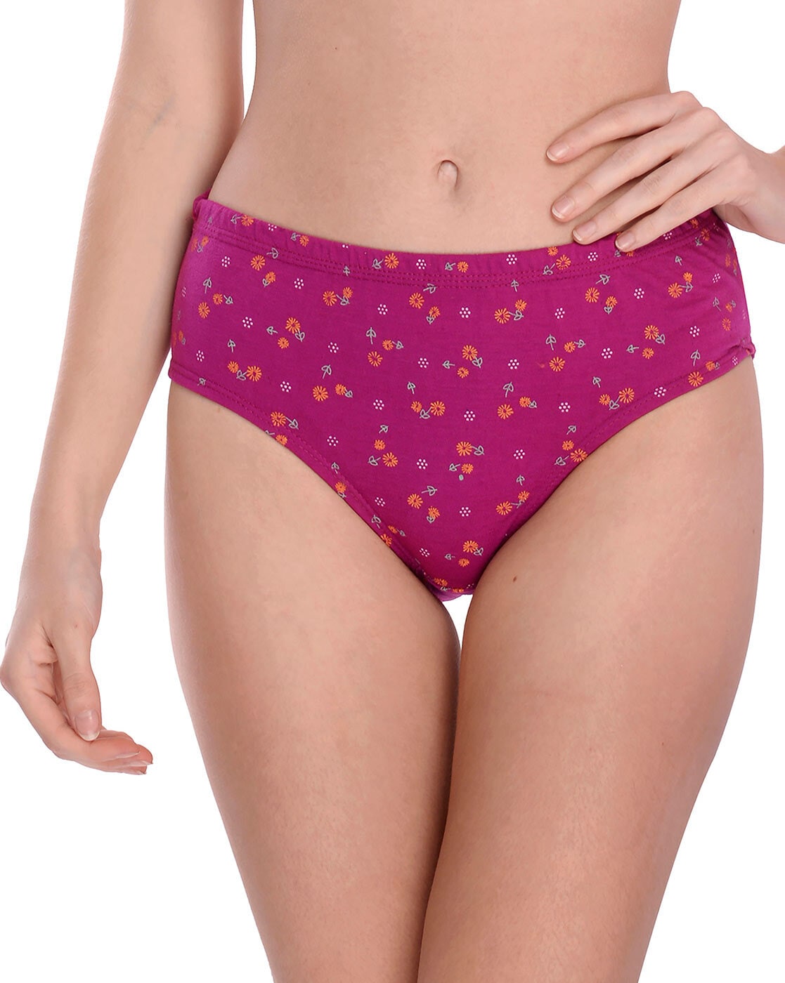 Pack of 6 Floral Print Seamless Panties