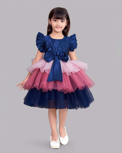 Girls Princess Dress Embroidery Lace Tulle Dress Wedding - Temu