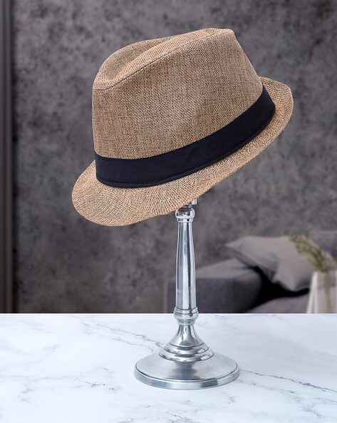 Mens beige store fedora hat