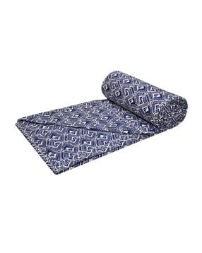 trance home linen Super Soft Pure Cotton Abstract Printed Single Dohar | Single Size Bed Blanket-picture-12