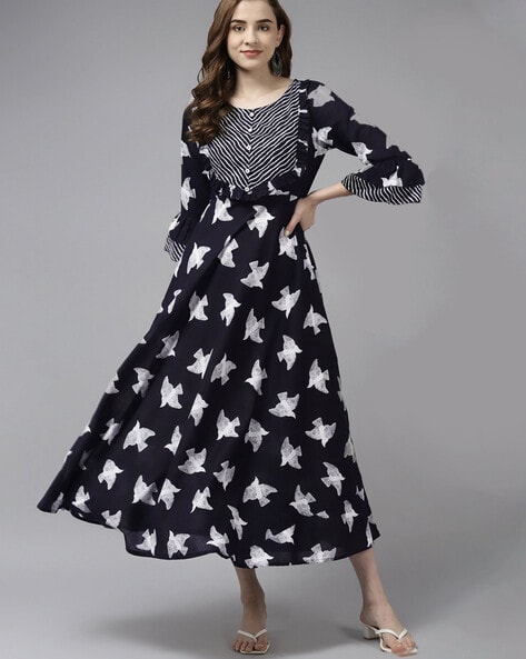 black and white dress for women