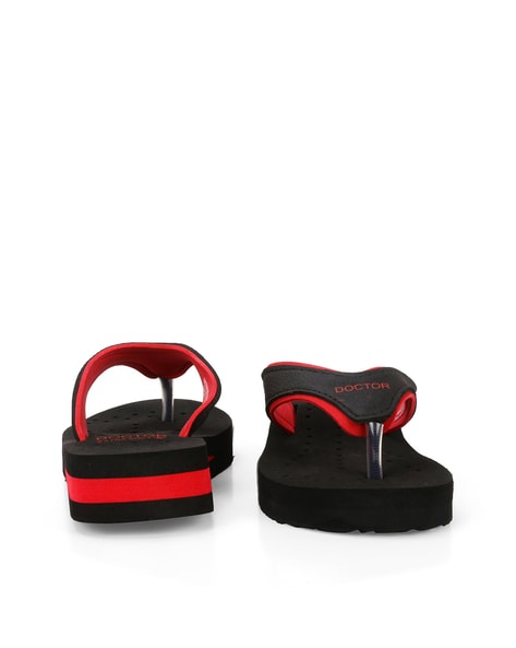 Buy Black Flip Flop & Slippers for Women by Doctor Extra Soft Online