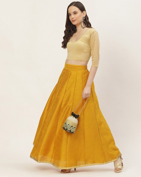 Details 149+ ghagra skirt