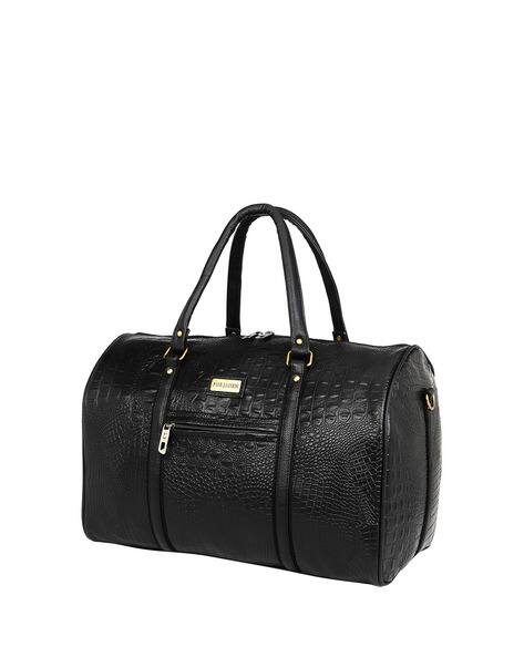 FUR JADEN Reptilian Print Travel Bag