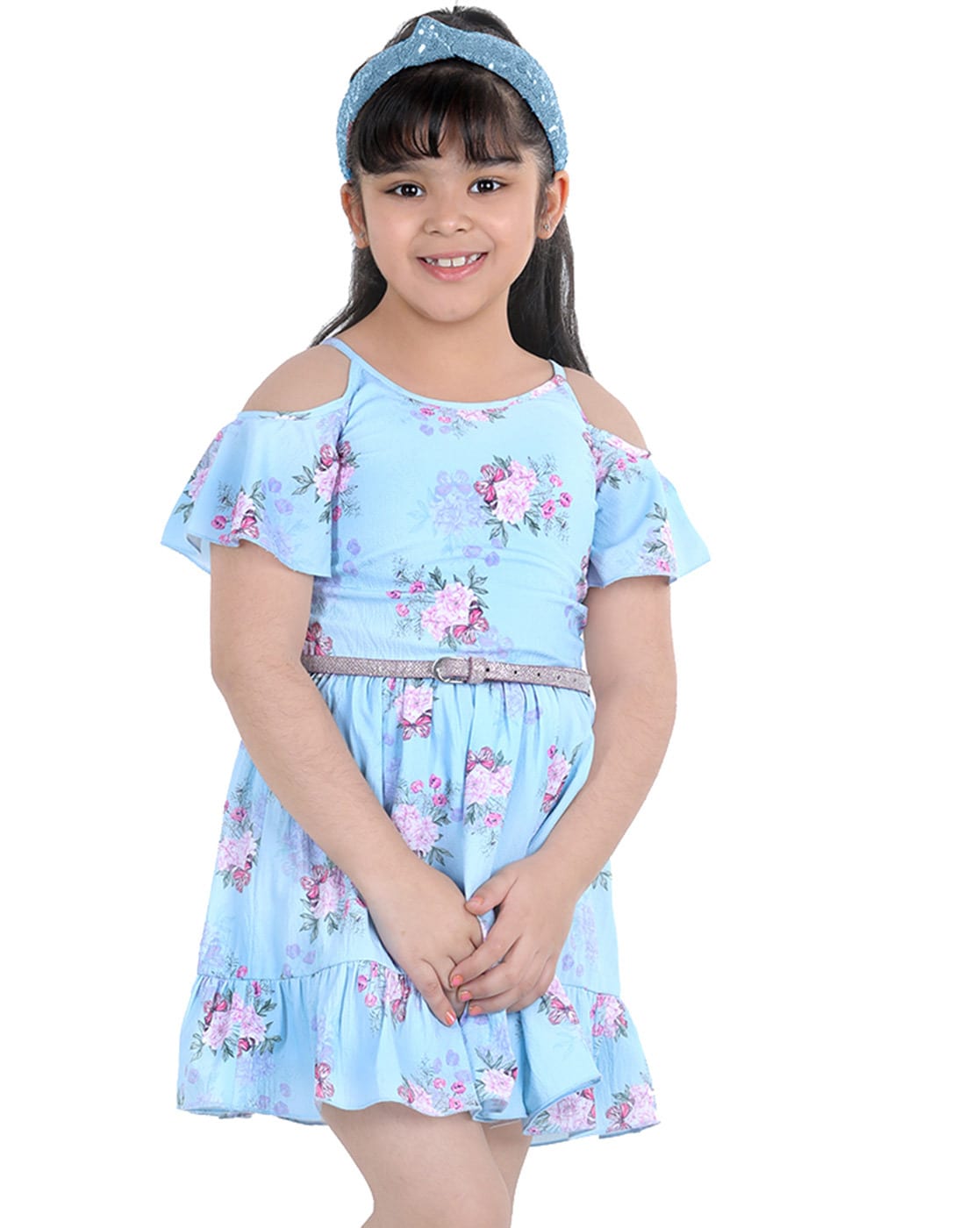 Ripening Girls' First Birthday Dresses Satin Multicolor Knee Length  Princess Dress for Kids_8-9Years : Amazon.in: Fashion