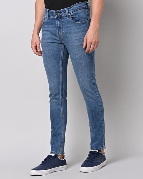 Spykar Mid-Wash Skinny Fit Jeans