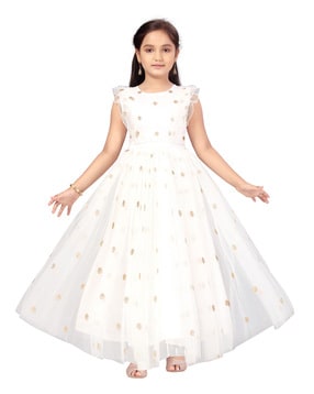 White Gown for kids/flower girl and birthday party | Shopee Philippines-hoanganhbinhduong.edu.vn
