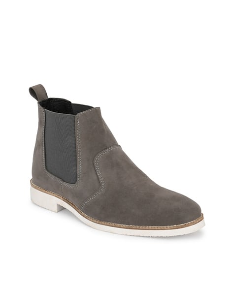 Slip-On Ankle-Length Chukka Boots