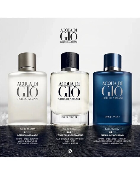 Aqua di discount gio georgio armani