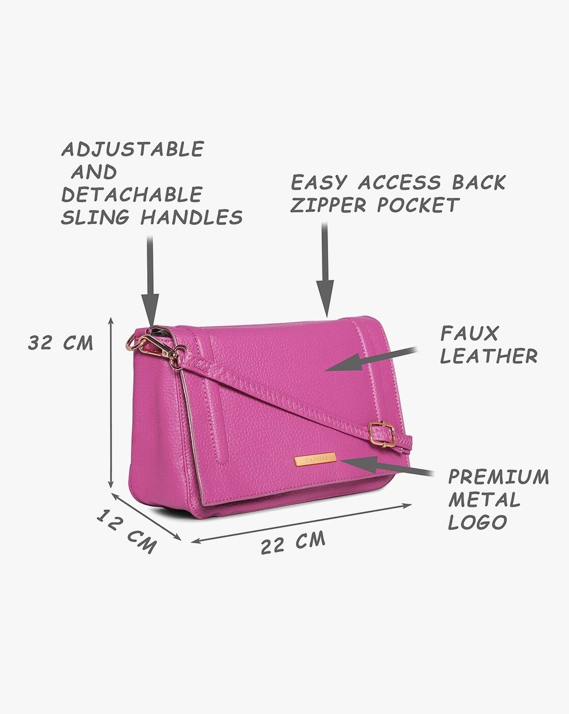 Buy Pink Handbags for Women by CAPRESE Online