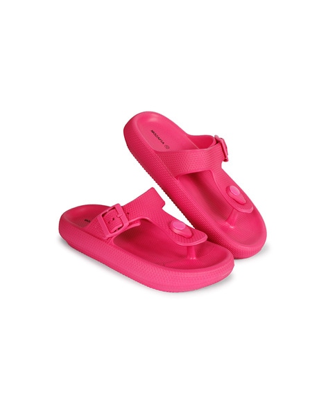 Buy Fuchsia Flip Flop & Slippers for Women by MOZAFIA Online