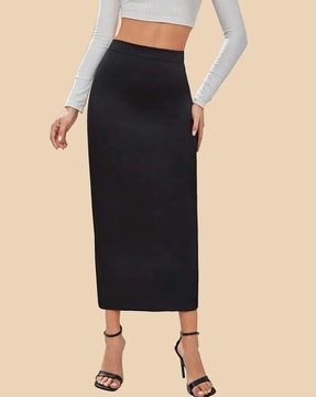 High waisted pencil shop skirt 7 little words