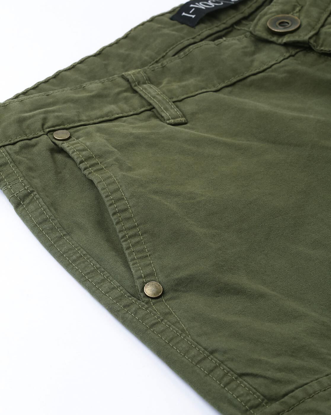Abercrombie  Fitch Paratrooper Baggy Cargo Pants VTG Army Green Mens Sz M  34  Inox Wind