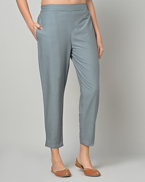 Buy Grey Pants for Women by ZRI Online