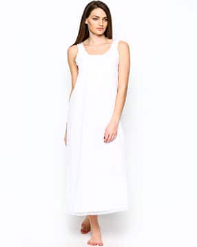red rose Round-Neck Longline Camisole with Slit-picture-22