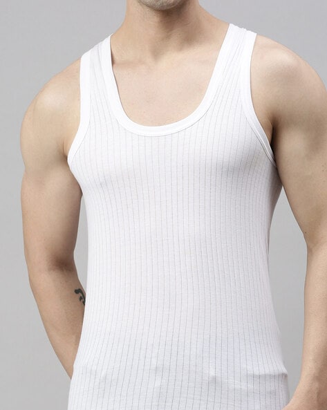 Buy White Vests for Men by LUX COZI Online