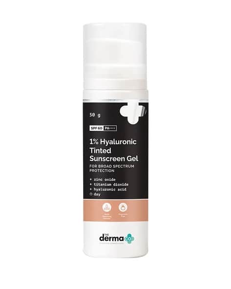 The Derma Co 1 Hyaluronic Tinted Sunscreen Gel SPF 60 PA++