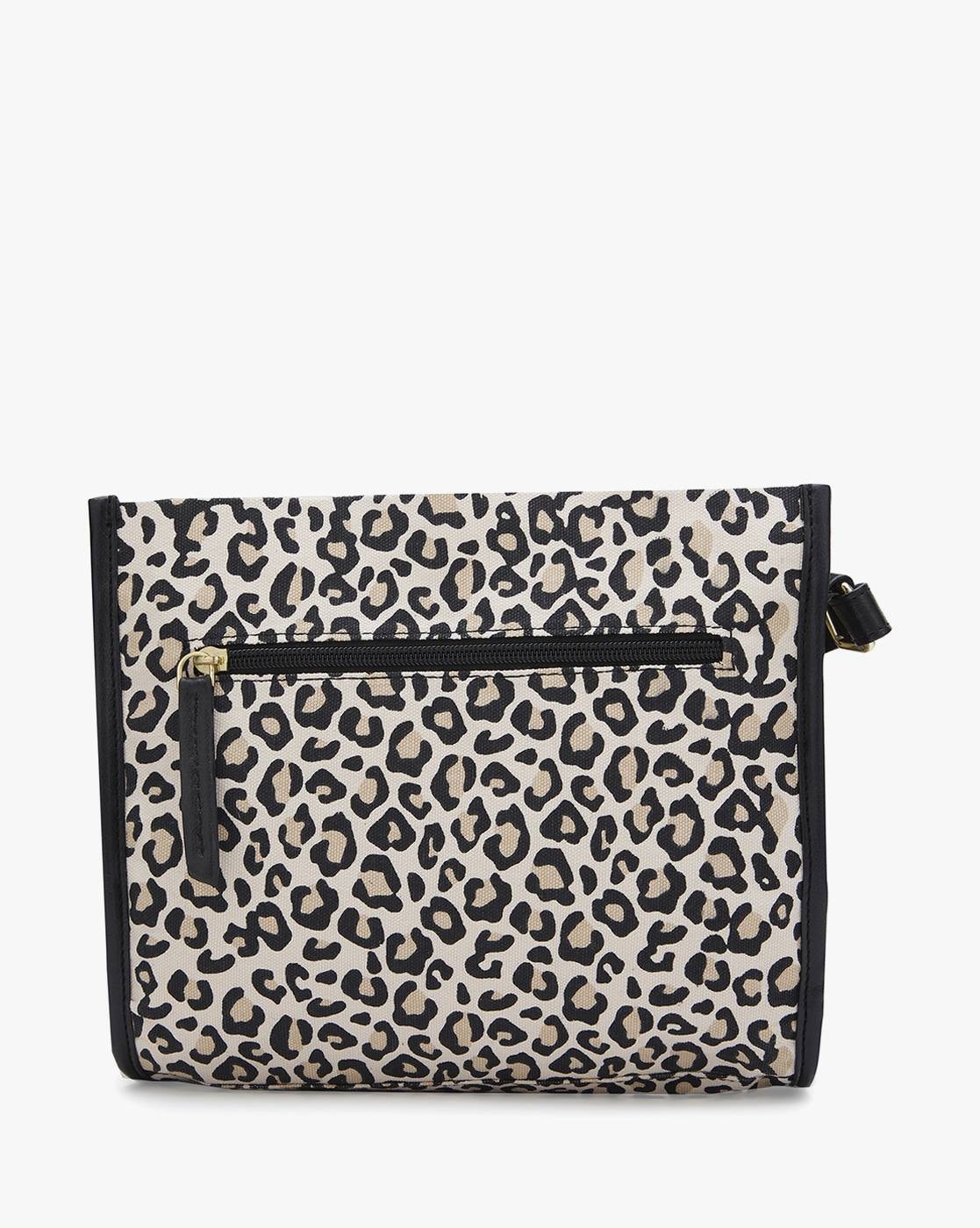 Black and white animal print clearance bag