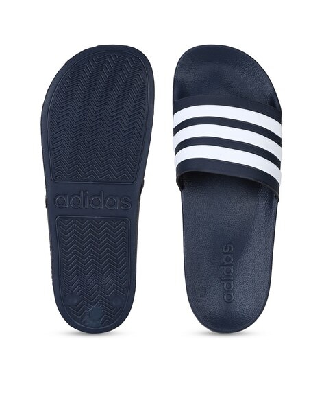 Navy adidas slides new arrivals