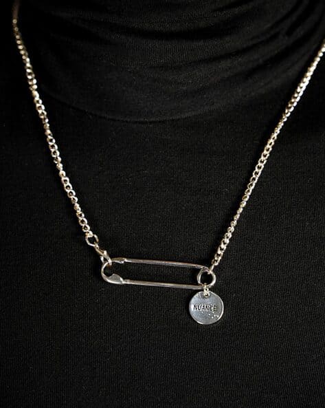 GARNI Safety Pin Necklace 20SS Safety Pin Necklaces - Elegant