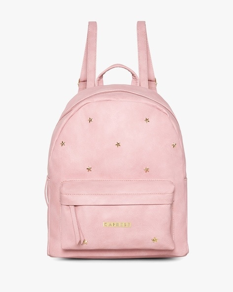 Leather Backpack Purse for Women Elegant School Bags Ladies Rucksack - Pink  - CS182AKWDZG | Womens rucksack, Leather backpack purse, Leather backpack