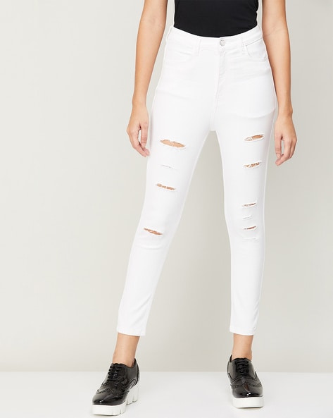 Best White Ripped Jeans  The Internet Has Spoken  These Are the Best White  Jeans For Summer  POPSUGAR Fashion Photo 9