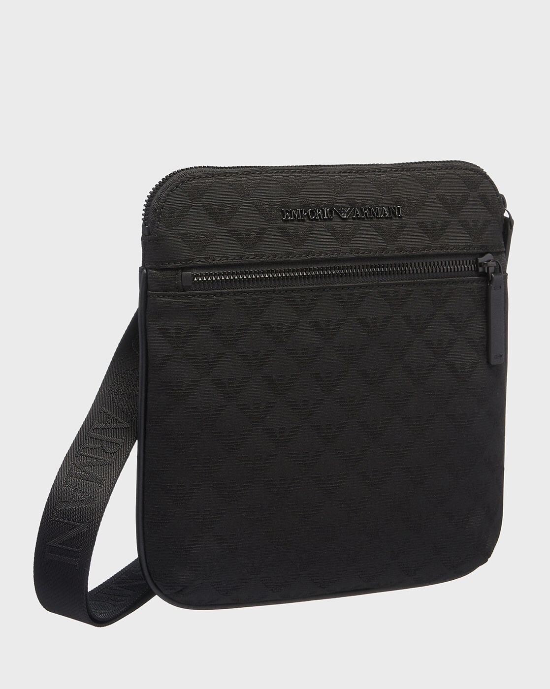 Armani Sustainability Values recycled nylon shoulder bag | EMPORIO ARMANI  Man