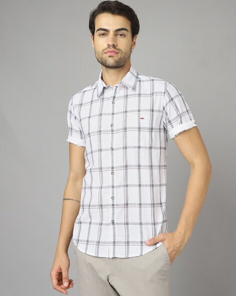Buy Black & White Shirts for Men by MUFTI Online