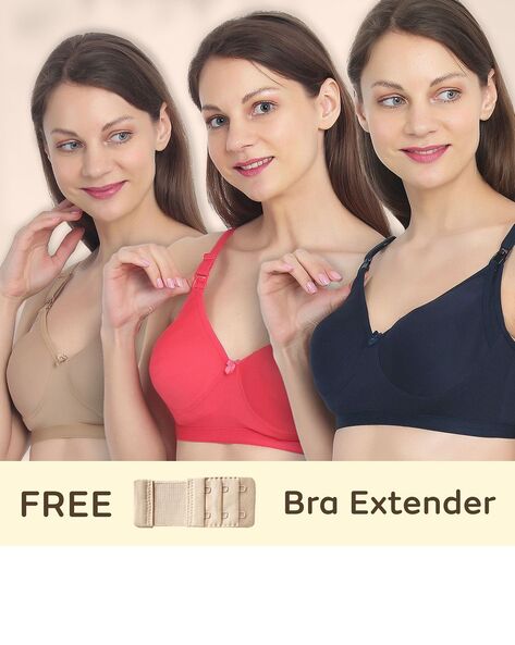 Buy Mylo Maternity/Nursing Moulded Spacer Cup Bra with free bra