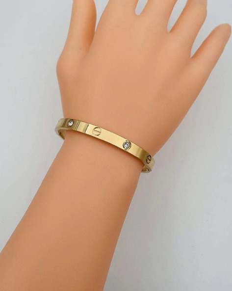 Buy Jewels Galaxy Jewellery For Women Astonishing Rose Gold Plated Love AD  Bracelet Online at Best Prices in India - JioMart.