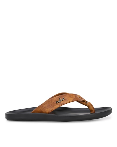 Reef leather sale flip flops