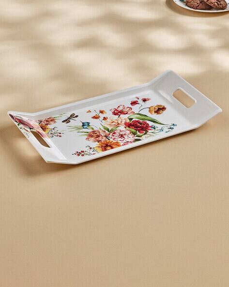 Myntra Large Serving Tray With Lid Myntra Pretty Serving Trays