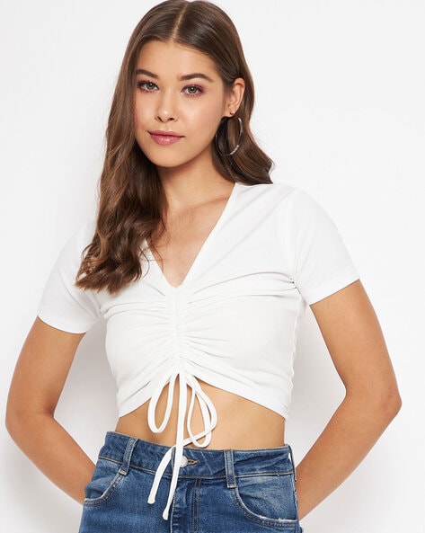 Buy White Tops for Women by Uptownie Lite Online
