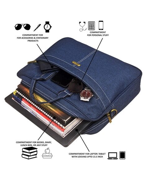 Buy Blue Laptop Bags for Men by LOREM Online