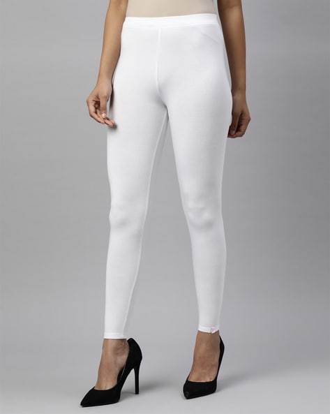 Plain Straight Fit Ladies White Leggings at Rs 65 in Hubli | ID: 17993305788-sonthuy.vn