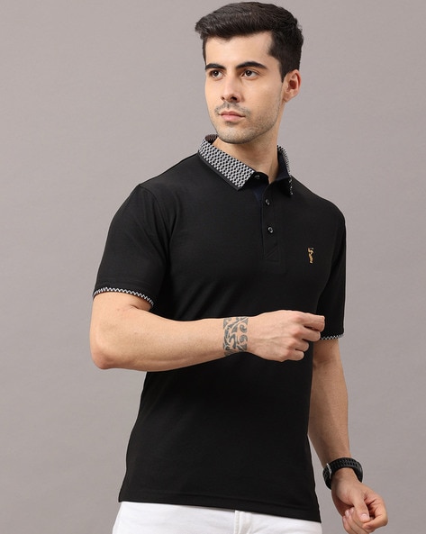 Regular Fit Solid Polo T-Shirt