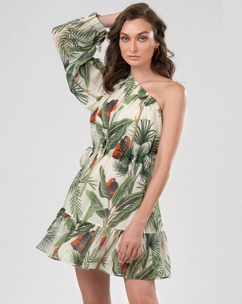 Tropical chic outlet dress