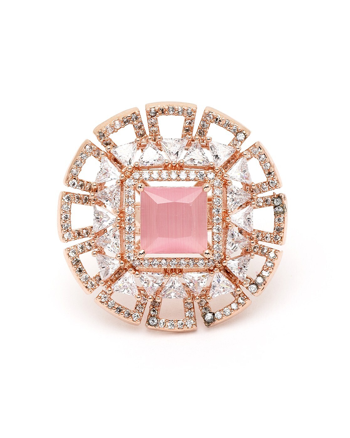 14k Rose Gold Custom Pink Sapphire And Diamond Halo Engagement Ring #1103 -  Seattle Bellevue | Joseph Jewelry