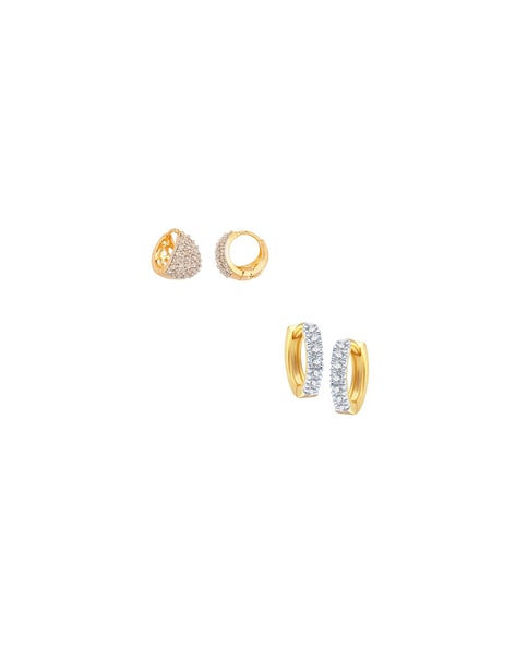 Stone Hoops Gold | ani-jewels.com | Bianca Ingrosso